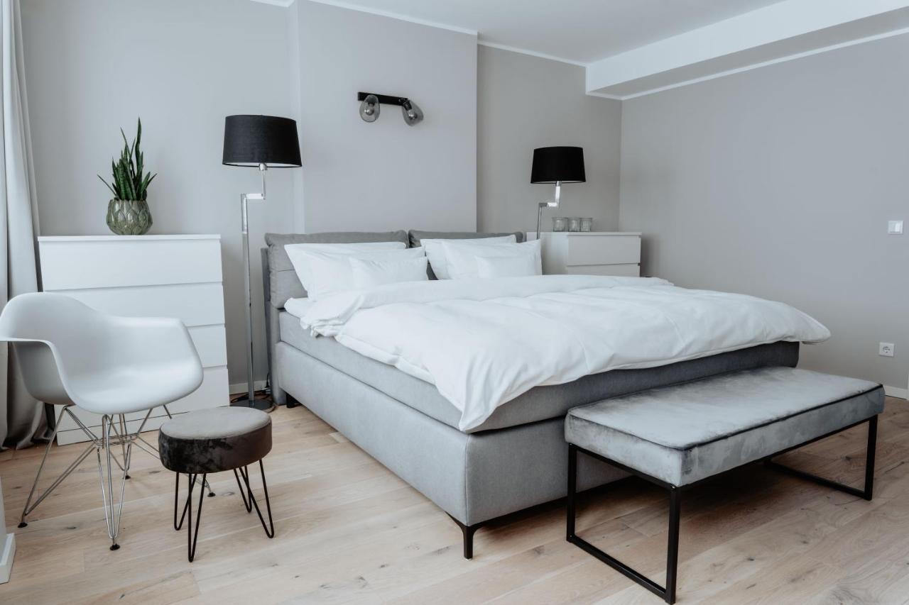 2-Zimmer City Apartment 57M² Mit King Size Bett Und Kueche มึนสเทอร์ ภายนอก รูปภาพ