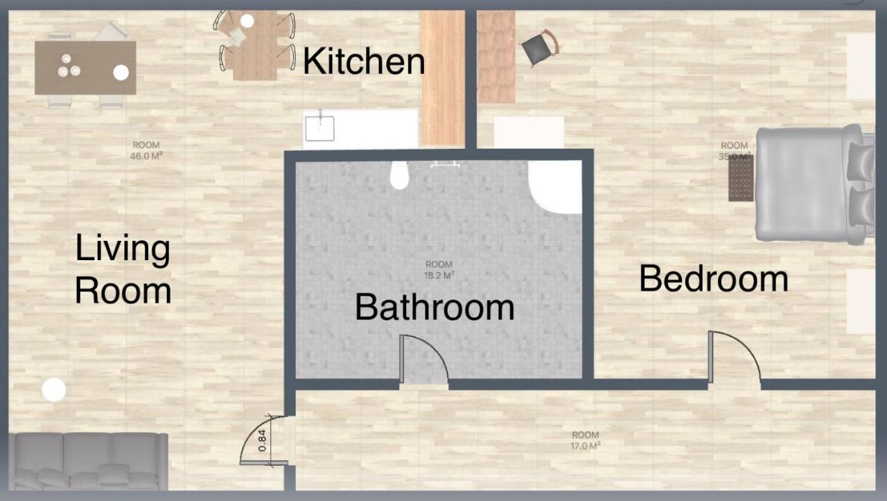 2-Zimmer City Apartment 57M² Mit King Size Bett Und Kuche มึนสเทอร์ ภายนอก รูปภาพ