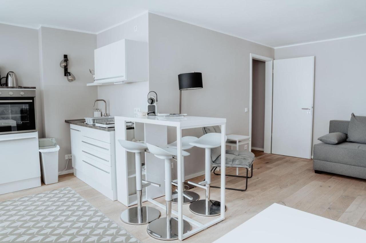 2-Zimmer City Apartment 57M² Mit King Size Bett Und Kueche มึนสเทอร์ ภายนอก รูปภาพ